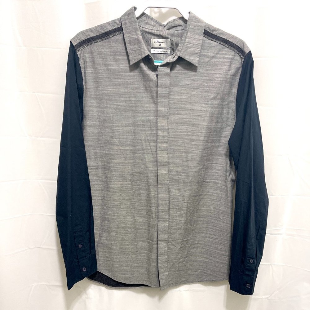 3.1 Phillip Lim Men’s Button Front Shirt, Sz M,   PM21